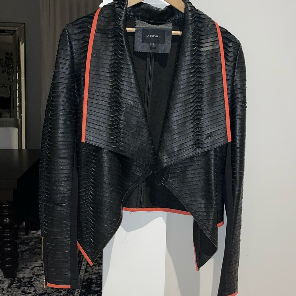 Stylish leather jacket